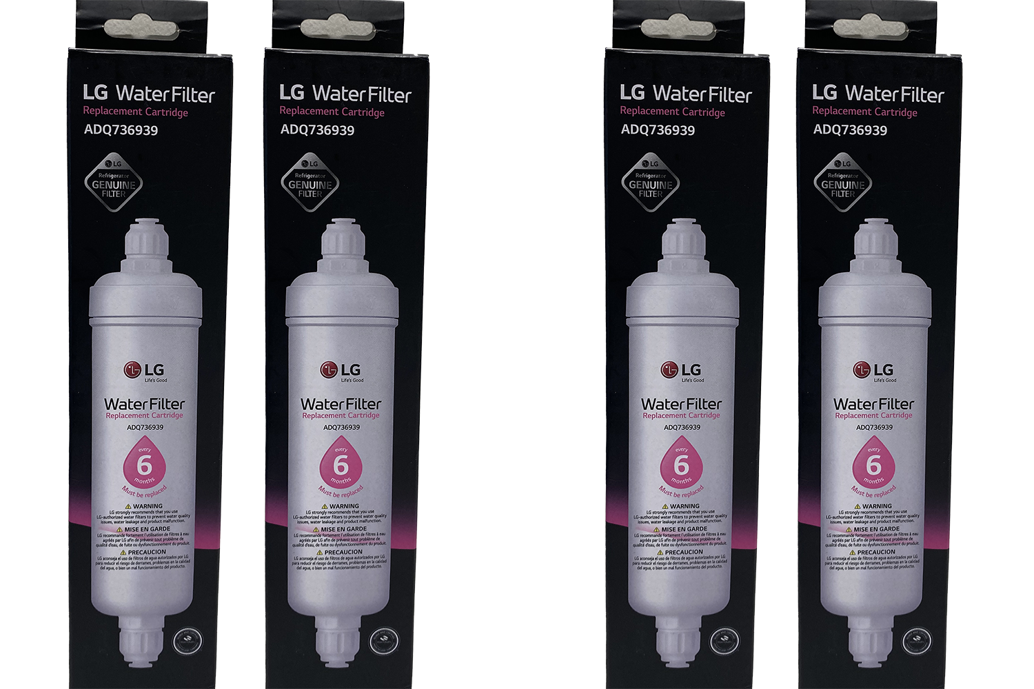 Front view of Fridge water filter - 6 month replacement - ADQ73693901 ADQ73693901.ACC
